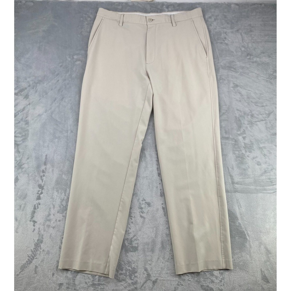 FootJoy Golf Pants Mens 36x32 Beige Performance Spandex Stretch Chino Trousers